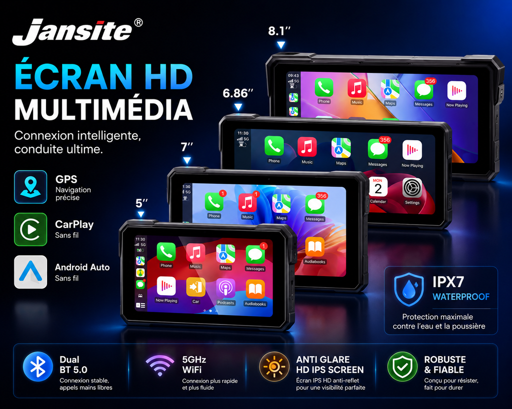 Boîte CarPlay moto